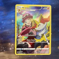 Pokemon Card Braixen TG01/TG30 Trainer Gallery Rare Silver Tempest NM - Image 1