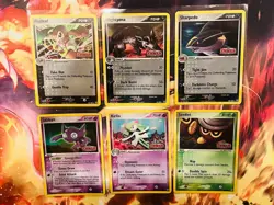 Stamped Reverse Holo Pokemon Card Lot Of 6 Ex Power Keepers MP Vintage Rare - Image 1