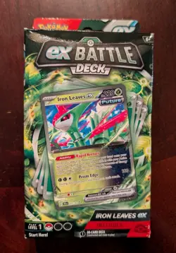 Pokemon TCG Iron Leaves ex Battle Deck 60 Card Deck~ Factory Sealed New - Image 1