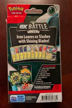 Pokemon TCG Iron Leaves ex Battle Deck 60 Card Deck~ Factory Sealed New - Image 2