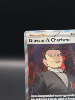 Pokemon TCG Giovanni's Charisma Scarlet & Violet Holo Ultra Rare Card 197/165 - Image 2