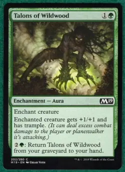 Talons Of Wildwood - Core Set 2019 M19 #202 - Magic: The Gathering MTG Card - Image 1