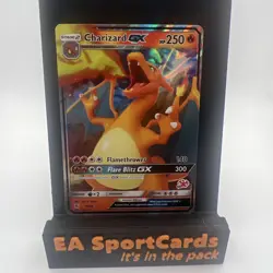 Pokemon TCG Charizard GX Holo Ultra Rare Card Hidden Fates 9/68 A - Image 1
