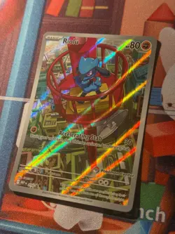 Pokemon Card Riolu 010 Pokemon Center Exclusive Mega Evolution Promo Holo NM/M - Image 2