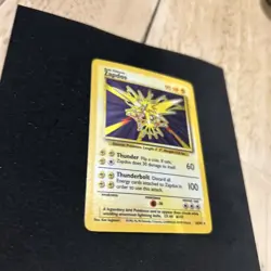 Pokemon TCG Zapdos Base Set Holo Unlimited Rare Card 16/102 LP Condition - Image 1