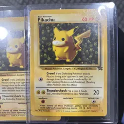 Pokemon "Ivy" PIKACHU Card BLACK STAR PROMO Set #1 Wizard of the Coast League (2 - Image 2