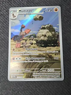 Mudsdale 175/162 Temporal Forces Set ILLUSTRATOR RARE Pokemon Card NM - Image 1