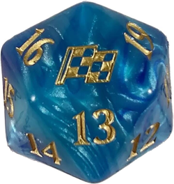 MTG Aetherdrift Spindown Life Counter Dice. Oversize. - Image 1