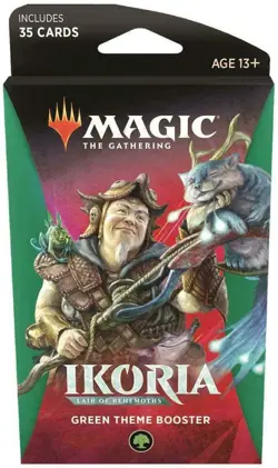 WOTC MtG Theme Packs Ikoria Lair of Behemoths Theme Booster Green - Image 1