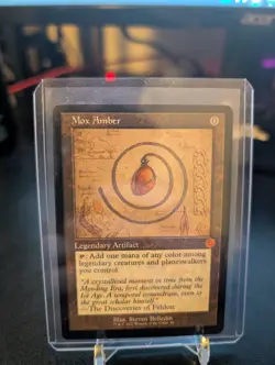 MTG: Mox Amber - The Brothers' War: Retro Frame Artifacts NM - Image 1