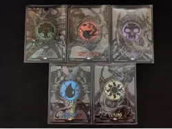 MTG Venom Raised Foil Mana Symbiote FULL 1x SET Secret Lair Spider Man NM - Image 1