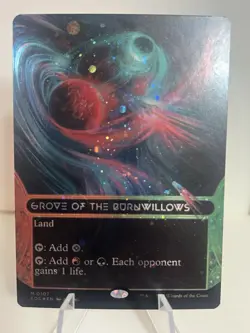 1x - Grove of the Burnwillows - GALAXY FOIL BORDERLESS #107 - Stellar Sights MTG - Image 3