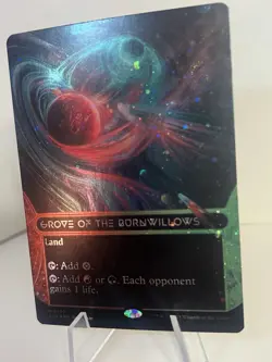 1x - Grove of the Burnwillows - GALAXY FOIL BORDERLESS #107 - Stellar Sights MTG - Image 5