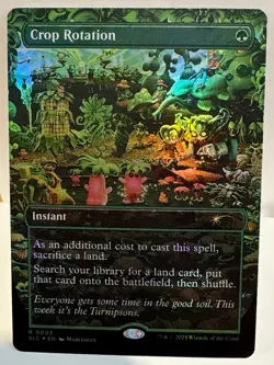 Crop Rotation Borderless FOIL MTG Secret Lair Encyclopedia of Magic Near Mint - Image 1