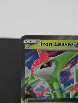 Pokemon Temporal Forces Iron Leaves EX 25/162 Double Rare - Image 2