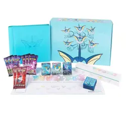 [US Stock] Pokemon TCG S-Chinese 2024 Eevee GX Gift Box Vaporeon Box Exclusive - Image 2