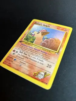 Pokemon TCG Gym Challenge Blaine's Vulpix #65/132 1st Edition LP - Image 2