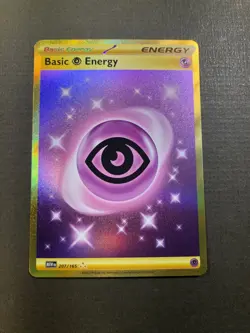 Pokemon Basic Psychic Energy Scarlet & Violet-151 207/165 Holo Hyper Rare Nice! - Image 2