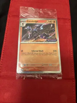 Pokemon Phantasmal Flames Prerelease Staff Promo SEALED - Image 1