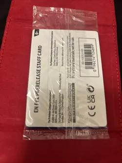 Pokemon Phantasmal Flames Prerelease Staff Promo SEALED - Image 2