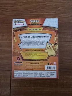 Pokemon TCG Shining Legends Pikachu Pin Collection - Image 2