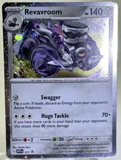 Revaroom 121 Cosmos Holo Swirl 🌀 Black Star Promo Pokemon Twilight Masquerade - Image 2