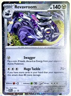 Revaroom 121 Cosmos Holo Swirl 🌀 Black Star Promo Pokemon Twilight Masquerade - Image 3