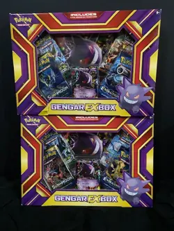 2016 POKEMON XY PHANTOM FORCES GENGAR EX BOX GENGAR EX 34/119 SEALED 2-Boxes 🔥 - Image 1