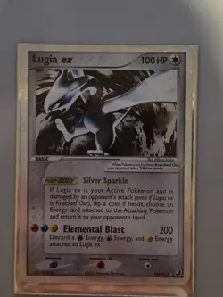 2005 POKEMON EX UNSEEN FORCES #105 LUGIA EX-HOLO - Image 1