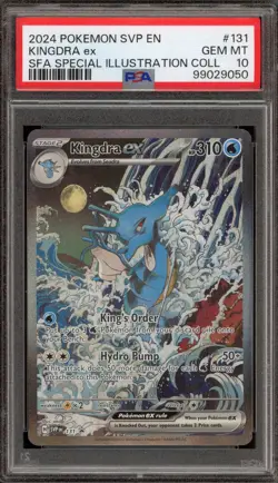 Pokemon Kingdra ex SFA Special Illustration Coll. Promo SVP EN 131 PSA 10 - Image 1