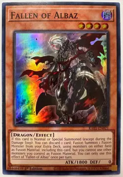 Yugioh! - Fallen Of Albaz - RA01-EN021 - Super Rare - NM/M - Image 1