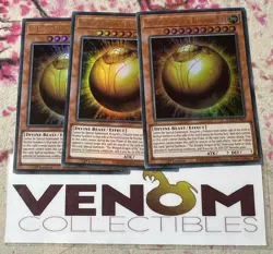 3x (M/NM) *EURO* The Winged Dragon of Ra - Sphere Mode RA01-EN007 Ultra YuGiOh - Image 1