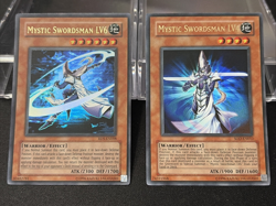 Yugioh - Mystic Swordsman Lv4 + Lv6 (UR, SOD-EN012, RDS-EN008, LP) - Image 1