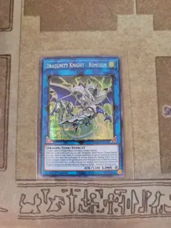 YUGIOH DRAGUNITY KNIGHT ROMULUS MP20-EN145 PRISMATIC SECRET 1ST ED NM - Image 2