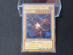 Yugioh - Red-Eyes Black Dragon (UR, JMP-002, MP) - Image 1