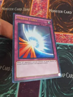 Yu-Gi-Oh! Mirror Force YGLD-ENB33 Ultra Rare 1st Edition Near Mint - Image 2