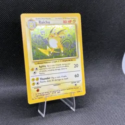 (NM) Raichu 014/102 Base Set Unlimited Holo Rare Vintage Pokemon Card - Image 4