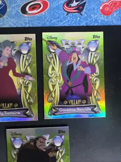 2025 Topps Disney Wonder Villain Card Lot (3) Lady Tremaine, Ratcliffe, Shan-Yu - Image 3