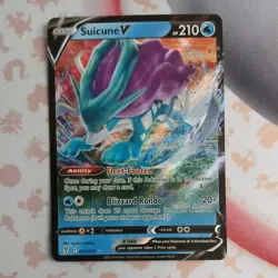 Suicune V Full Art 31/203 NM Sword & Shield Evolving Skies 2021 Pokemon Card - Image 1