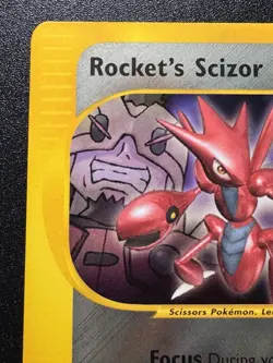 Rocket's Scizor WoTC Best of Game Black Star Promo 4 Pokemon Card Near Mint - Image 3
