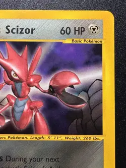 Rocket's Scizor WoTC Best of Game Black Star Promo 4 Pokemon Card Near Mint - Image 4