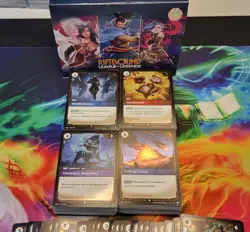 Riftbound League Of Legends Card Game 225+ FOIL Common & Uncommon Card Bulk Lot - Image 1