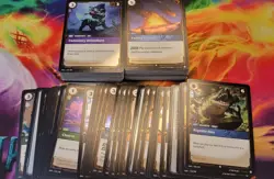 Riftbound League Of Legends Card Game 225+ FOIL Common & Uncommon Card Bulk Lot - Image 3