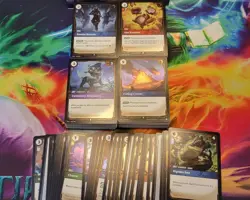 Riftbound League Of Legends Card Game 225+ FOIL Common & Uncommon Card Bulk Lot - Image 4