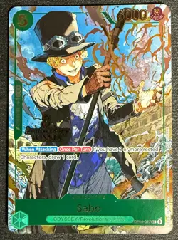 One Piece Card Game 3rd Anniversary Winner Sabo OP09-027 UNPLAYED MINT - Image 1