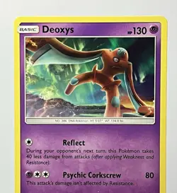 Deoxys 68/168 (MP) Rare Sun & Moon: Celestial Storm 2018 Pokemon Card - Image 3