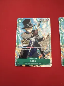One Piece Card Game X2 - Sabo (3rd Anniversary Promo) OP09-027 UC - NM - Image 2
