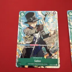 One Piece Card Game X2 - Sabo (3rd Anniversary Promo) OP09-027 UC - NM - Image 3