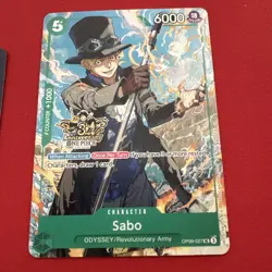 One Piece Card Game X2 - Sabo (3rd Anniversary Promo) OP09-027 UC - NM - Image 5