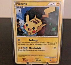 Pokemon TCG Pikachu HGSS03 Black Star Promo Holo 2010 Card Sleeve - Image 3